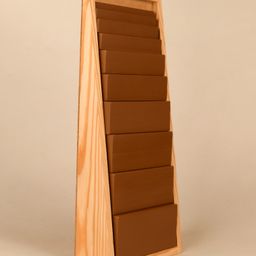Playbox Montessori Brown Stairs/Steps Wooden Educational Toy for Toddler & Kids Baby Toys with 10 Durable Cuboidal Blocks with Tower Frame-22
