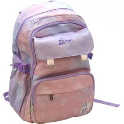 Rushabh Novelty Cute design, backpack for school, office, and travel, spacious compartments, bags for boys and girls School Bag 0057-Purple-18 Inch-Sylish Bag-16