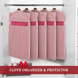 Kuber Industries Maroon Set of 5 Regular Multi-Utility Organisers image 5