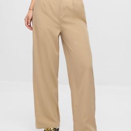 The Souled Store Women Solids Sapphire High-Rise Pleated Trousers-image-97