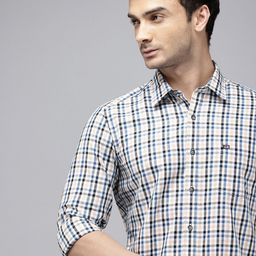 Arrow Sport Pure Cotton Manhattan Slim Fit Checked Casual Shirt-image-8
