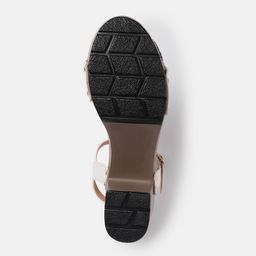 Carlton London Textured Open-Toe Block Heels image 3
