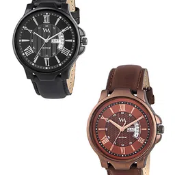 WM Men Black & Brown Analogue Watch DDWM-036-30