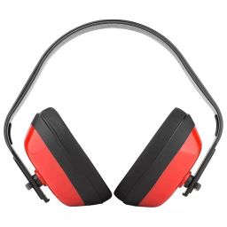 SSWW Ear Muff Foldable Head Shape Red & Black (Pack of 10 Piece)-39