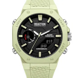 REACTION KENNETH COLE Men Round Dial & Silicon Straps Analogue Watch KRWGP0069103-48