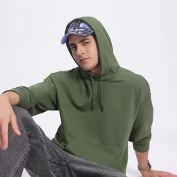 glitchez Army Cool Hooded Oversized fit Pullover-picture-17