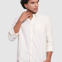 Being Human Men Classic Opaque Striped Casual Shirt-picture-12