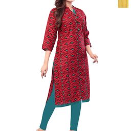 B2F Manufacturing & Designing Kurti Women Printed Thread Work Kurta-image-96