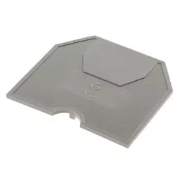 RS PRO End Cover for Use with DIN Rail Terminal Blocks, 3847054-40