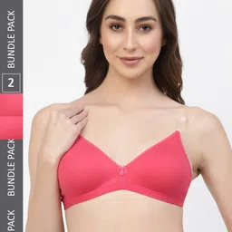 Floret Pack Of 2 Pink T-Shirt Bras T3005-46