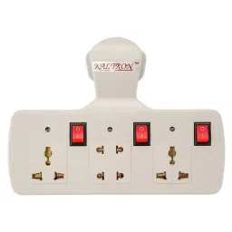 Karlton 4+3 multiplug Extension Cord/Board with Individual Switches, Universal Sockets & Fuse Protection-1