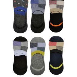 VOICI Pack of 6 Loafer No-Show Invisible Socks-image-71