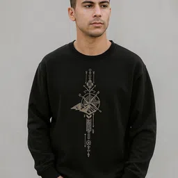 Mast & Harbour Men Printed Sweatshirt-picture-41