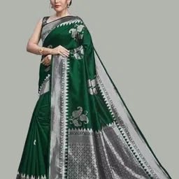 all about you Woven Design Zari Banarasi Saree-image-3