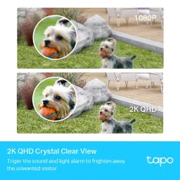 TP-link Tapo C420S2 Smart Wire-Free Security Camera System, 2-Camera System image 3
