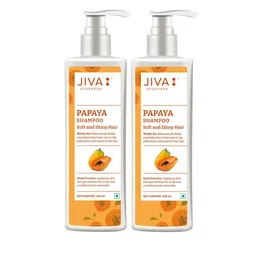 Jiva Papaya Shampoo For Soft & Shiny Hair- 200 ML Each-53