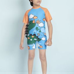BAESD Boys Animal Printed Round Neck Legsuit With Goggle-picture-30