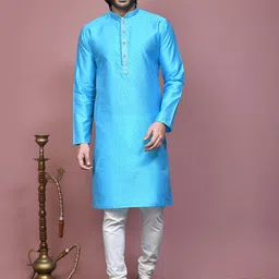 RANAK Men Regular Kurta with Pyjamas-picture-3