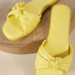 HERE&NOW Women Synthetic Open Toe Flats-picture-24