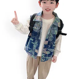 StyleCast x Revolte Boys Longline Outdoor Open Front Jacket-8