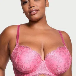 Victoria's Secret Dream Angels Plus Size Embroidery Everyday Bra With All Day Comfort-20