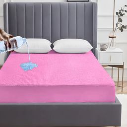 AVI Pink Terry Water Resistant Mattress Protector-image-61