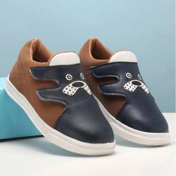 Babyoye Velcro Closure Casual Shoes - Navy Blue-image-25