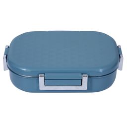 Jaypee Stainless Steel Insulated Airtight Snapsteel Leak Resistant Lunch Box with Spoon for School Kids , 650 ml , Blue-picture-11