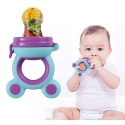 BabyGo Organic Baby's BPA-Free Silicone Nipple Food Nibbler for Fruits with Storage Box -Multicolor-11