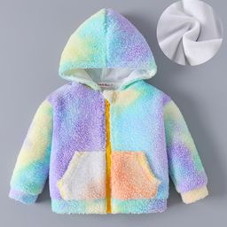 Kookie Kids Full Sleeves Hoodie with Kangaroo Pockets - Purple-image-61