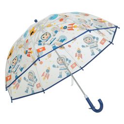Yellow Bee Space Theme Printed Umbrella - White & Blue-image-82