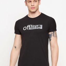 LYCOS Men Typography Printed Round Neck Cotton T-shirt-image-45
