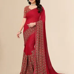 Moda Rapido Floral Poly Georgette Saree-picture-32