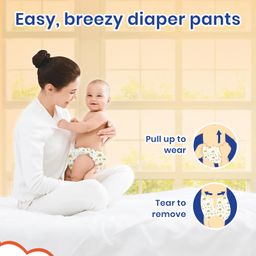super cute Super Cute's Wonder Pullups Diaper Pants with Wetness Indicators (Small) | Super Soft and Rash Free Diapers - Pack of 40 image 3