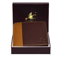 Hornbull Men Colourblocked Leather Two Fold Wallet-33