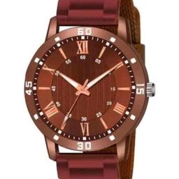 Miss Perfect Men Round Dial & Textured Straps Analogue Watch ACC94-picture-12