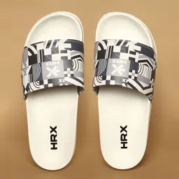 HRX by Hrithik Roshan Men Printed Sliders-picture-9