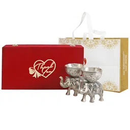 INTERNATIONAL GIFT Silver-Toned Figurine Showpiece-95