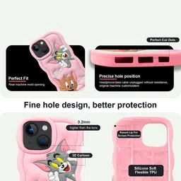CASE CREATION Cartoon Characters Printed iPhone 6 Plus Bumper Case Mobile Accessories image 3