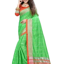 Ruhabs Women Checked Sarees-picture-19