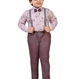 Arshia Fashions Boys Printed Shirt with Trousers-image-43