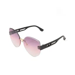 BAYBERRY Unisex Pink Lens & Black Cateye Sunglasses with-image-104