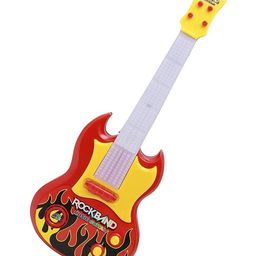 Toyshine Battery Operated Guitar Toy - Red-17