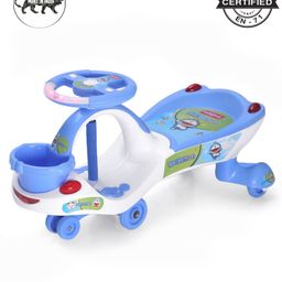 Babyhug Doremon Gyro Swing Car - Red Blue-image-69