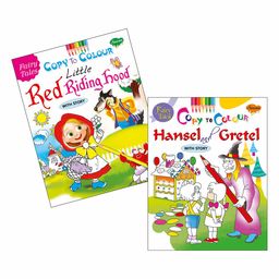 Sawan Fairy Tales Copy Color Books Pack of 2 - English-20