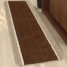 Saral Home Microfiber Floor Runner - Brown-15