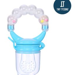Tiny Tycoonz Silicone Fruit And Food Nibbler - Blue-31