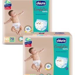 Chicco Comfypro Ultra Soft & Light Diaper Pants New Born - 70 Pieces (Pack of 2)-image-37