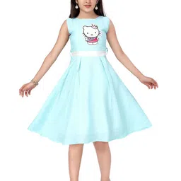 BAESD Girls Polka Dots Printed Fit and Flare Dress-picture-23