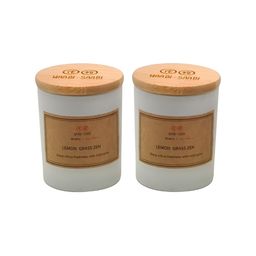 WAABI - SAABI Tan 2 Pieces Lemon Grass Zen Jar Candles-image-36